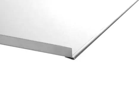 Противень Luxstahl 600х400х10 3-х бортовой нерж. 0,8мм, сварной | 8762