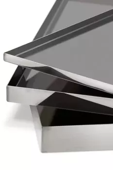 Противень Luxstahl 600х400х30 мм нерж.