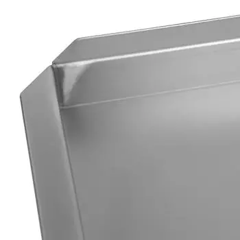 Противень Luxstahl 650х530х30 черный металл 0,8мм