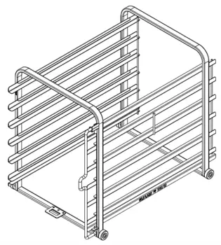 Рама с направляющими стандарт тип 6-1/1 Rational 60.61.420