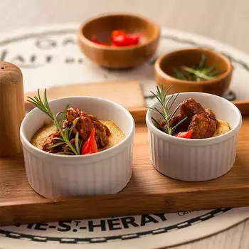 Рамекин 100мл d8см h4см белый Oxford C12M-9001