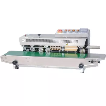 Роликовый конвейерный запайщик Hualian Machinery FRBM-810I с правой подачей (горизонт., счетчик)