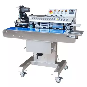 Роликовый конвейерный запайщик Hualian Machinery FRM-1120W SS нерж