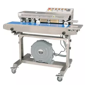 Роликовый конвейерный запайщик Hualian Machinery FRMC-1010III SS нерж