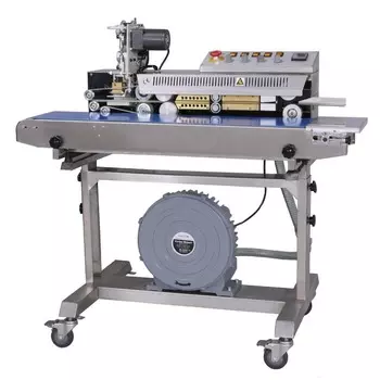 Роликовый конвейерный запайщик Hualian Machinery FRSC-1010III SS нерж