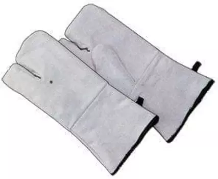 Рукавица термостойкая 2 выдел.пальца 35,5*14см (+250°С) кожа (1 пара) (8300054569) Martellato | GL3