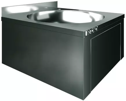 Рукомойник настенный коленный Restoinox РНКXГ-40/40-Б