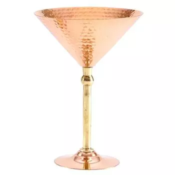 Рюмка коктейльная 250мл Мартини нерж цвет медь комбин. ножка P.L. Proff Cuisine | WC125C