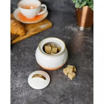 Сахарница 360мл оранжевая d 8см h8см фарфор "The Sun Eco" P.L. Proff Cuisine | 170646