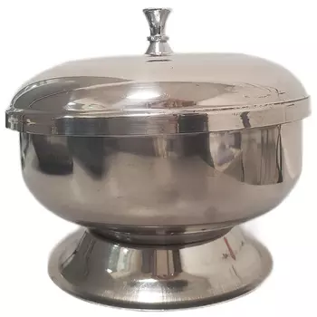 Сахарница с крышкой MVQ 12,5см нержавеющая сталь