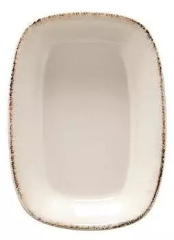 Салатник 100мл 120х85х30мм коричневый край Bonna Retro E100GRM12DKY