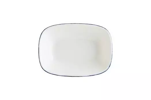 Салатник 160мл 140х100х35мм синий край Bonna Retro E101GRM14DKY