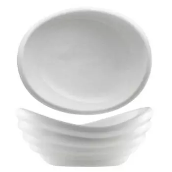 Салатник 1800мл 32,5х27см овальный белый фарфор P.L. Proff Cuisine | F3003-13
