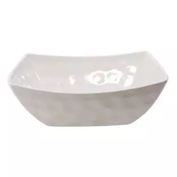 Салатник 3000мл 30,5х30,5х9,7см квадрат. White пластик меламин P.L. Proff Cuisine | 4612