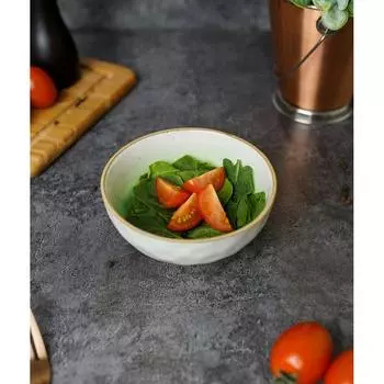 Салатник 360мл d 12,8см h5,5см зеленый фарфор "The Sun Eco" P.L. Proff Cuisine | 170643