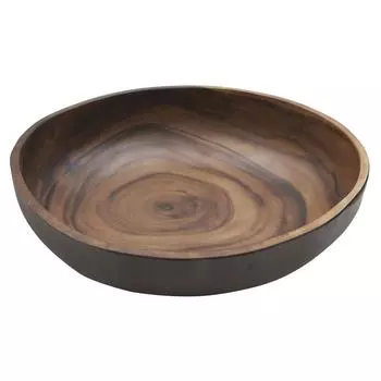 Салатник 5000мл 37,5х9см круглый African Wood 2 пластик меламин P.L. Proff Cuisine | S41114-TAI