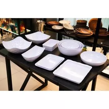 Салатник 6000мл 33х13см круглый White пластик меламин P.L. Proff Cuisine | 1013