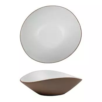 Салатник 600мл 21,5х19,5 cм h6,5 cм White Matt New Taiga P.L. Proff Cuisine | 16-312dk whitematt