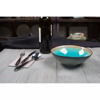 Салатник 700мл d 20см h6,5см Blue Light Spider Silk Stockholm P.L. Proff Cuisine | JM1461