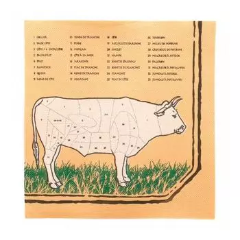 Салфетка двухслойная Double Point Chicago, 40х40 см, 50 шт/уп, бумага Garcia De Pou | 122.08