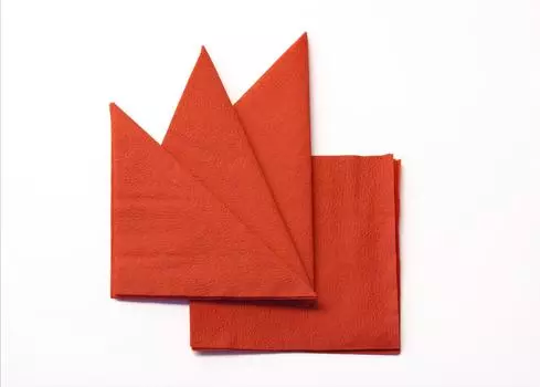 Салфетки бумажные Resto 330х330мм оранжевые (300шт)