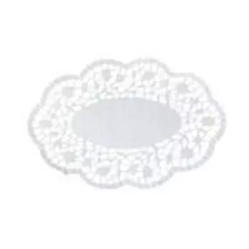 Салфетки резные овальные 18х13см 500шт Resto | 12287