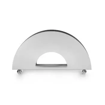 Салфетница 150мм 80мм полукруг Resto 2-197932 нерж