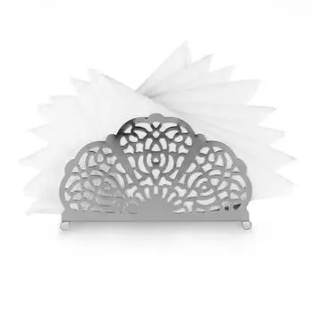 Салфетница Кружево Luxstahl 118 155х80мм