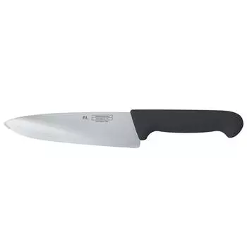 Шеф-нож PRO-Line 20см черная пластиковая ручка P.L. Proff Cuisine | KB-3801-200-BK201-RE-PL