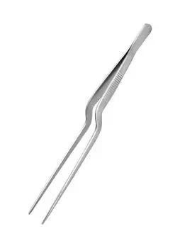 Щипцы (пинцет) 20см изогнутые MGsteel нерж