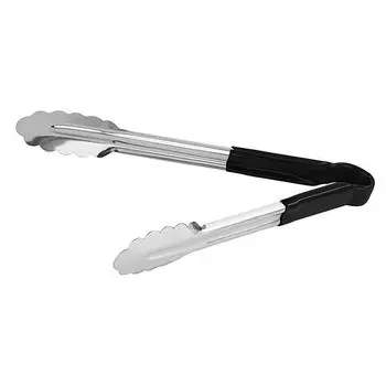 Щипцы универсальные 30см нерж черные с силикон. вставками P.L. Proff Cuisine | 358.307