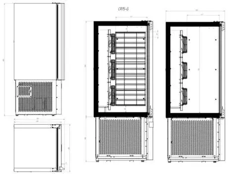Шкаф шоковой заморозки Polair CR15G (правое открывание) (1147000d)