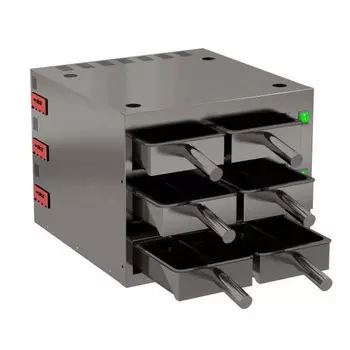 Шкаф тепловой (чикен-кабинет) Камик ШТ-340389 2х3 уровня (без совков)