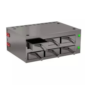 Шкаф тепловой (чикен-кабинет) Камик ШТ-340390 3х2 уровня (без совков)