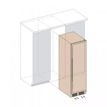 Шкаф винный Dunavox DX-166.428DBK