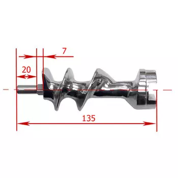 Шнек для мясорубки Crazy Pan CP-MM08С