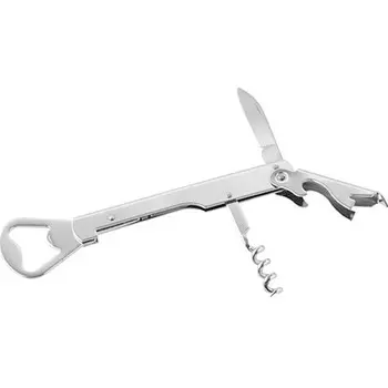 Штопор ручной (нарзанник) Fackelmann 21492 4-х функциональный (нерж./хром., ок. 140x35мм)