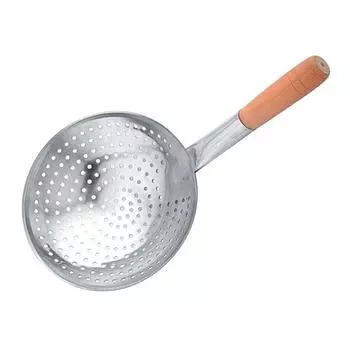 Шумовка d 24см нерж с короткой деревянной ручкой P.L. Proff Cuisine | GX43170