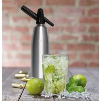 Сифон для газирования воды/содовой 1л (до +30°C) алюм/пластик P.L. Proff Cuisine | AM-220