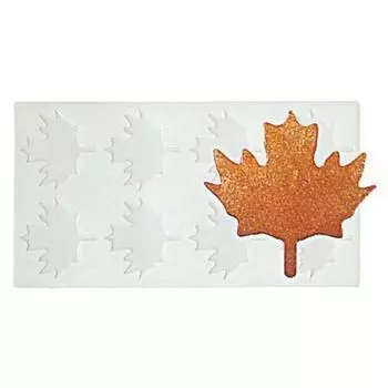 Силиконовая форма "Кленовый лист" 8 ячеек 55х57мм P.L. Proff Cuisine | QM-001