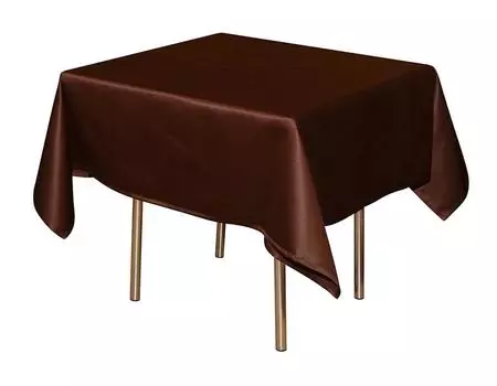 Скатерть 145х195 см Журавинка Resto коричневая (гладь)