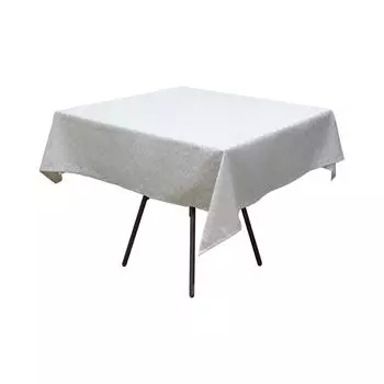 Скатерть лен жаккард Resto 1,45х1,95м серая (калейдоскоп)