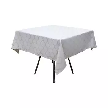 Скатерть Resto лен жаккард 1,45х1,45м серая (венеция)
