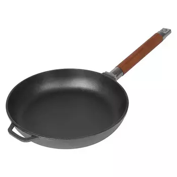 Сковорода 10683221 d=24 см, лопатка и губка в комплекте, чугун