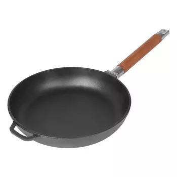 Сковорода 10683222 d=26 см, лопатка и губка в комплекте, чугун