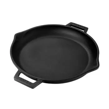 Сковорода 30 см с 2-мя ручками чугун черная Lava | LV ECO TV 30 K0