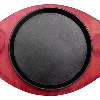 Сковорода чугунная на подставке круглая MVQ 71035-24 23см