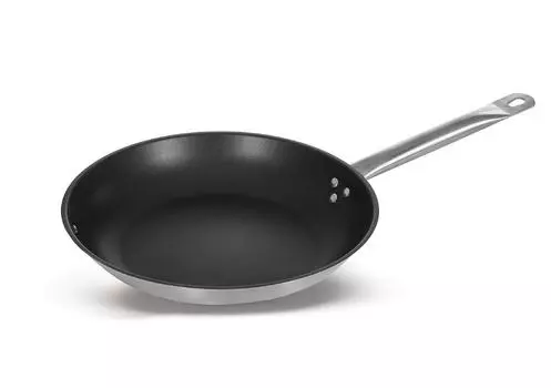 Сковорода CuisinAid CD-FP20NS d=200, h= 50 нерж, тройное дно, индукция, антипригарное покрытие