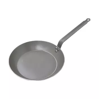 Сковорода De Buyer Carbone Plus 5110.20 d20см h3,2см, белая сталь