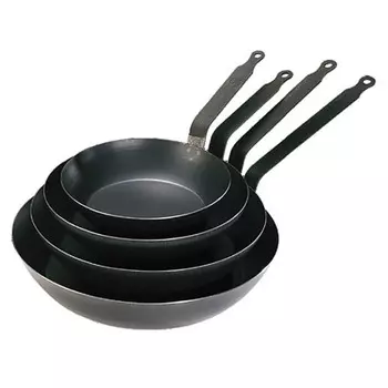 Сковорода De Buyer La Lyonnase 5020.24 d 24см h4,5см, голубая сталь